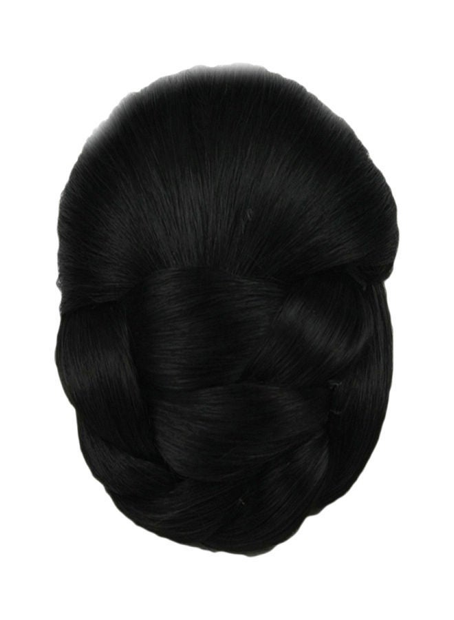 NIBEMINENT Braided Hair Bun Wig 2