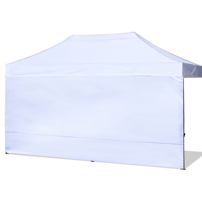 AbcCanopy ABCCANOPY Instant Canopy SunWall 10x20 FT 1 Pack Sidewall Only No Frame or Top White 