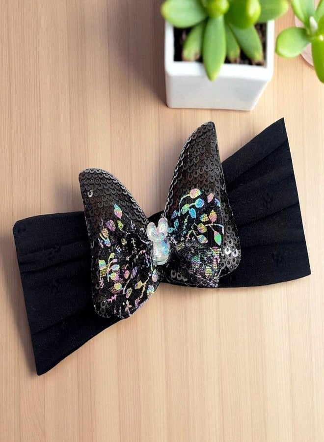 AMYCAUR Multicolor Bow Headband For Baby Girls, Super Stretchy Soft Knot Headbands, Headwrap For Infant, Hair Accessories For Newborn Baby Girls, Return Gift For Babys, Random Color (3 Piece, Small) - Image 5