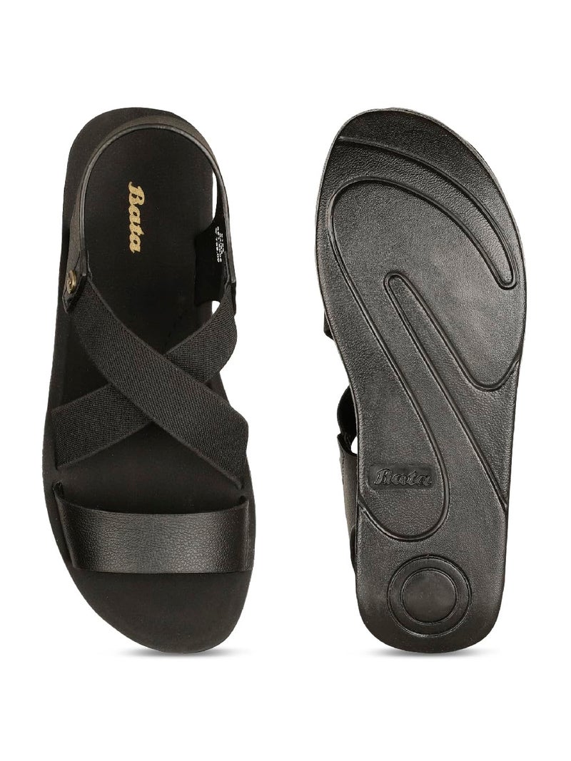Bata Aerial Sandal Flat Women's Black Sandals - 4 UK (5616906) - Image 4