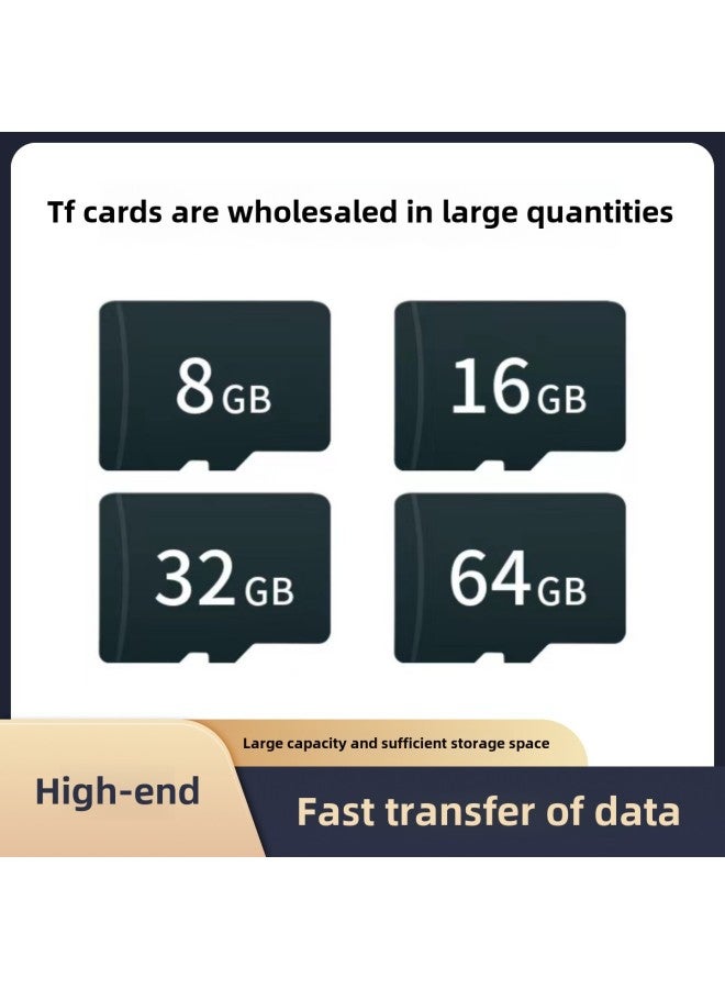 High-Speed 8G 16G 32G 64G TF Memory Card For Cameras Mobile Phones Surveillance Navigation And Dash Cams Xingpro Micro-Sd Card-Color:ordinary Version C10-Capacity:8GB  - Image 1