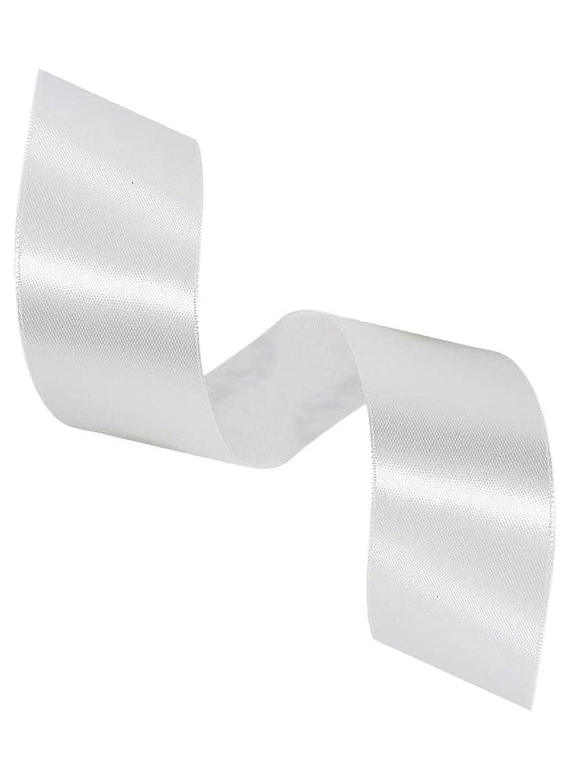 Vanilla Satin Ribbon, 38mm x 25yd Fabric Polyester Ribbon for Gift Wrapping, Party Favors, Wedding Decorations, Bow Making, Bouquets, Sewing Projects & Craft Supplies - Image 3