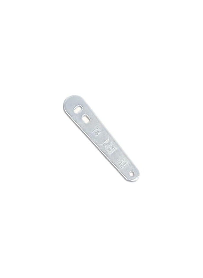 1-Pack Metal Oxygen Cylinder E Wrench with On/Off Arrows