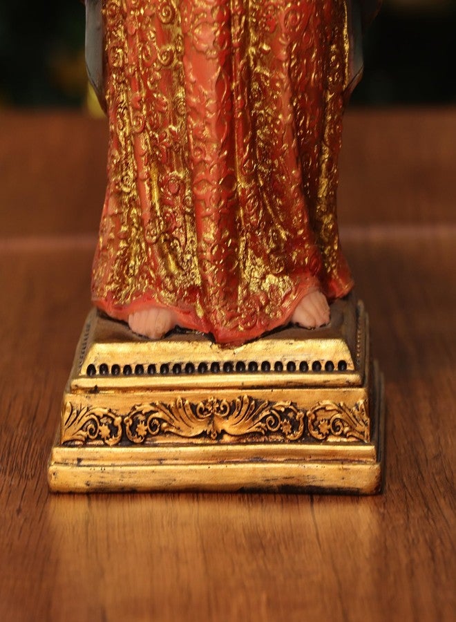 Zayton Virgin Mary Statue Sacred Heart Figure Resin Sculpture 13.5 inch Savior Figurine Catholic Religious Gift Home Chapel Decoration - Image 4