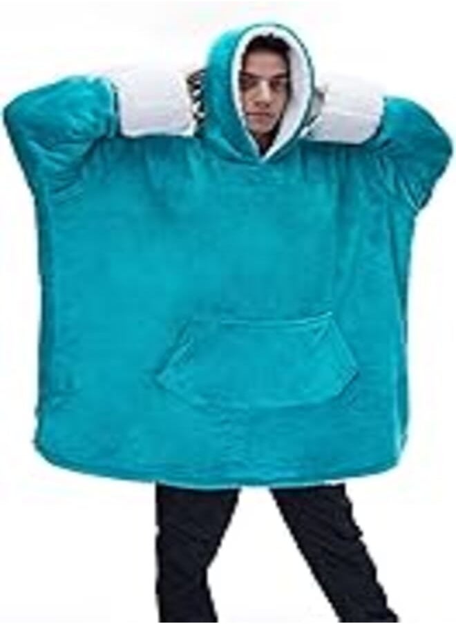 Mintra Oversized Microfiber large size Wearable Blanket with Sherpa Light green - pzsku/ZE696F03BABD83CA4B28DZ/45/_/1724096757/15b95f05-ea77-49f4-969a-a2a5144b806b