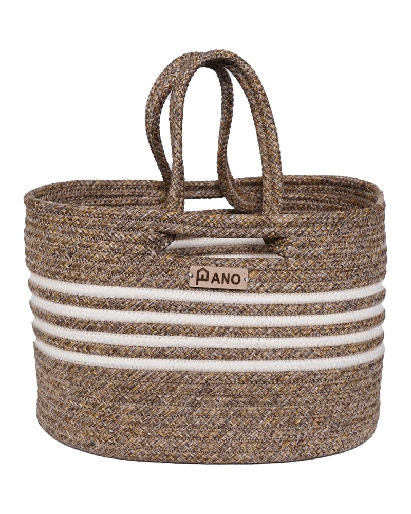 Panço Polypropylene Multipurpose Storage Tote Bag, Hand BasketELORA - Image 5