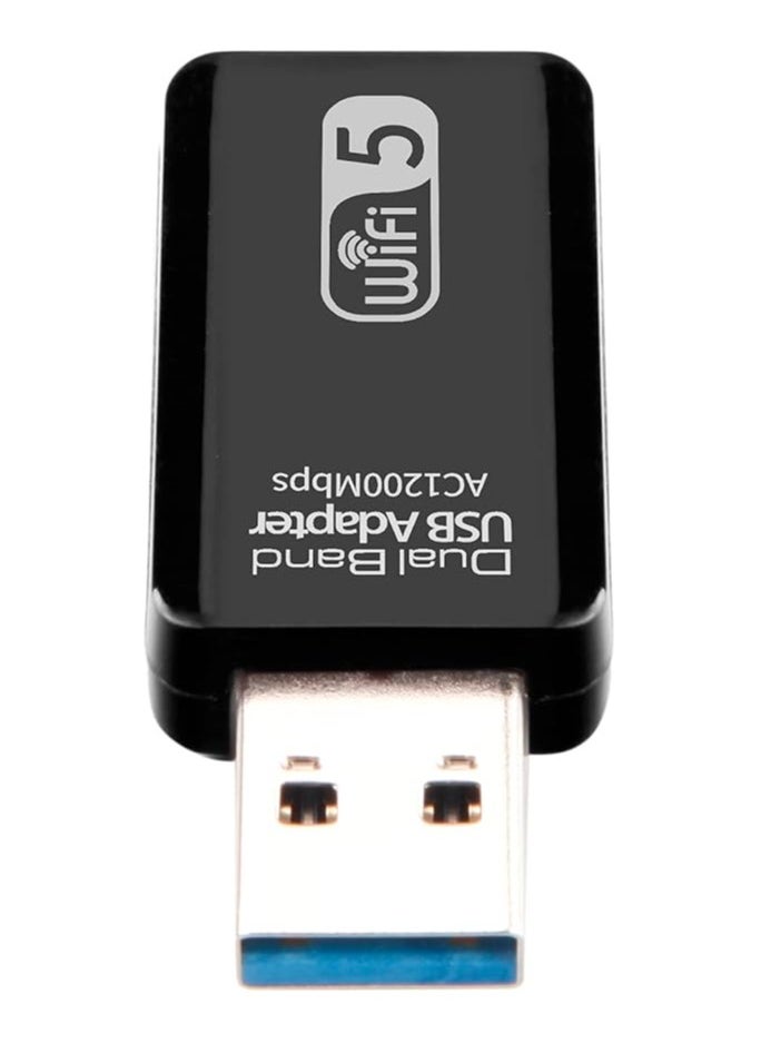 جنرال محول واي فاي عبر الـ USB بتردد مزدوج 1200 ميجابت/ثانية، جهاز استقبال واي فاي عبر الـ USB لأجهزة الحاسوب المكتبية والمحمولة، بطاقة شبكة واي فاي مزدوجة النطاق 2.4 جيجاهرتز/5.8 جيجاهرتز، جهاز دائرة ذاتي.  - Image 5