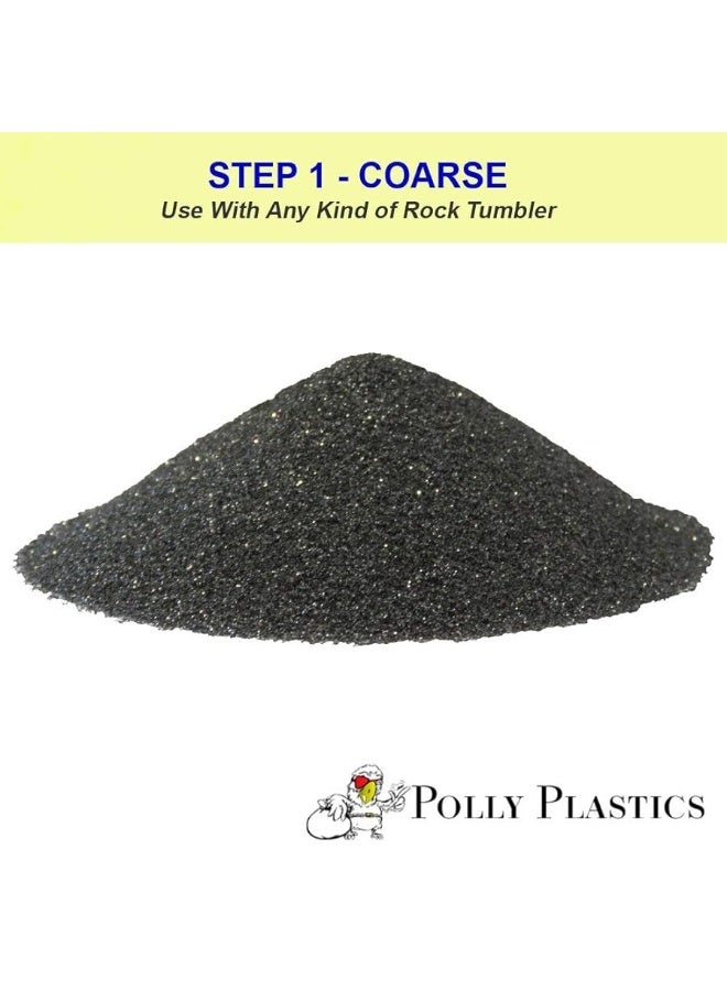Polly Plastics Polly Plastics Rock Tumbler Tumbling Media Grit Kit & Plastic Filler Pellets - Image 4