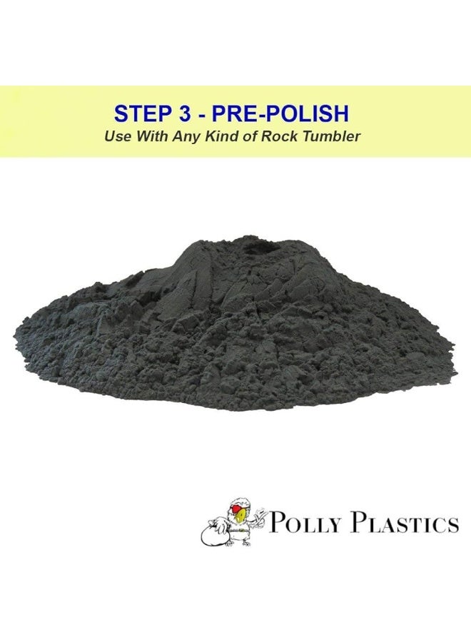 Polly Plastics Polly Plastics Rock Tumbler Tumbling Media Grit Kit & Plastic Filler Pellets - Image 3