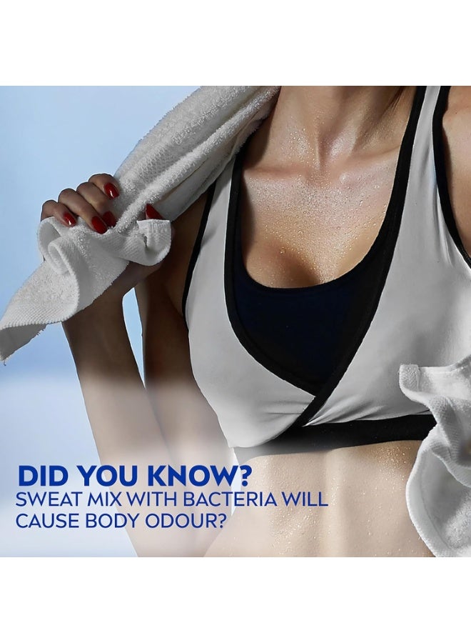 نيفيا عبوة من 6 مزيلات عرق فريش إنرجي مضادة للبكتيريا تدوم 72 ساعة، 50 مل، حماية من العرق ومنعشة تدوم طويلاً - Image 3