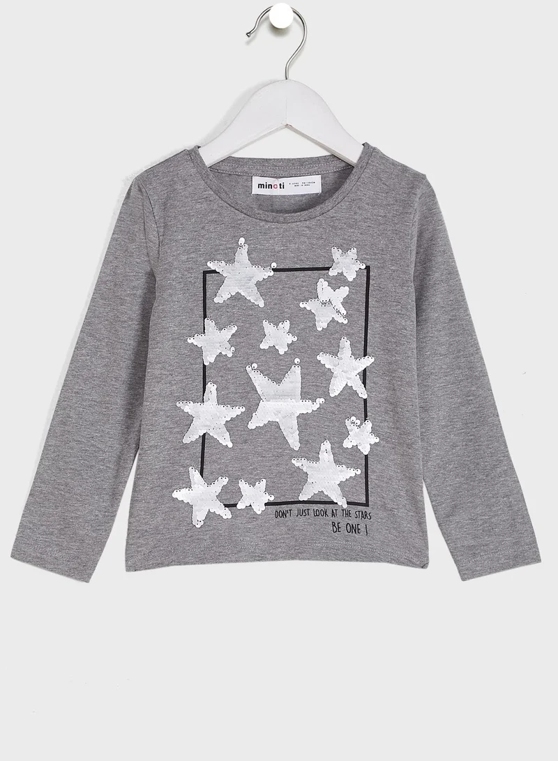 MINOTI Kids Star Printed T-Shirt