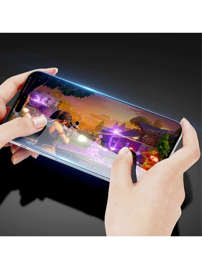 DUSALA Glass for iPhone 15 Plus Screen Protector Tempered Glass Full Glue Edge-to-Edge Screen Protector - Image 5