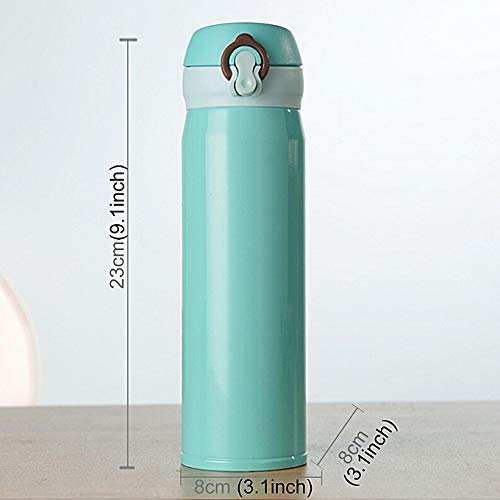 The gifts bucket The gifts bucket Stainless Steel Vacuum Flasks Water Bottle with Sipper Cap Stainless Steel Insulation Kettle 500 ml Pink - Image 5