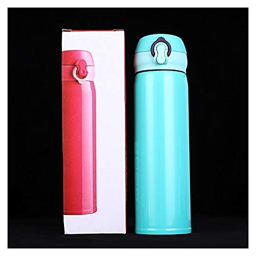 The gifts bucket The gifts bucket Stainless Steel Vacuum Flasks Water Bottle with Sipper Cap Stainless Steel Insulation Kettle 500 ml Pink - Image 3