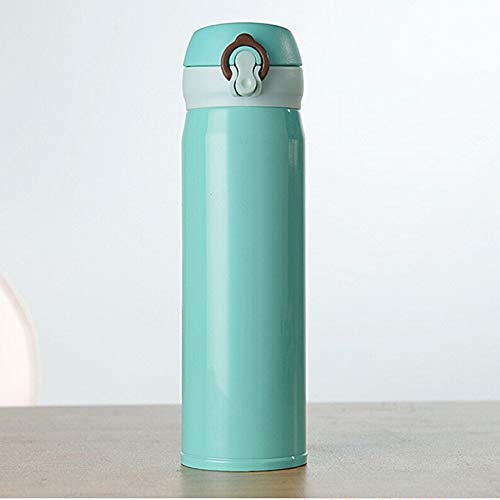 The gifts bucket The gifts bucket Stainless Steel Vacuum Flasks Water Bottle with Sipper Cap Stainless Steel Insulation Kettle 500 ml Pink - Image 1