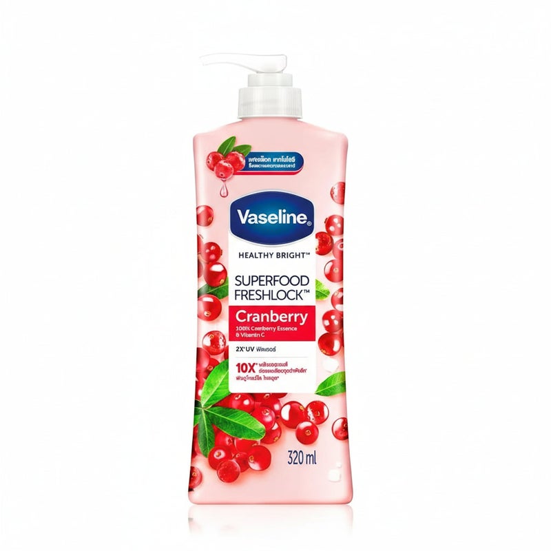 Vaseline Super Food Freshlock Cranberry Lotion 320ml