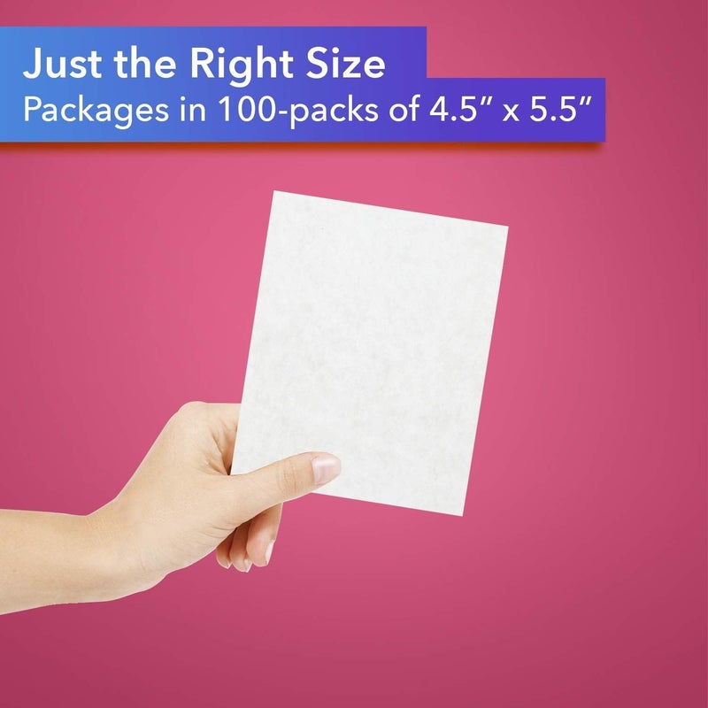 أويسس سبلاي مجموعة من أوراق الشمع ذات الوجهين مكونة من 100 قطعة - Image 3