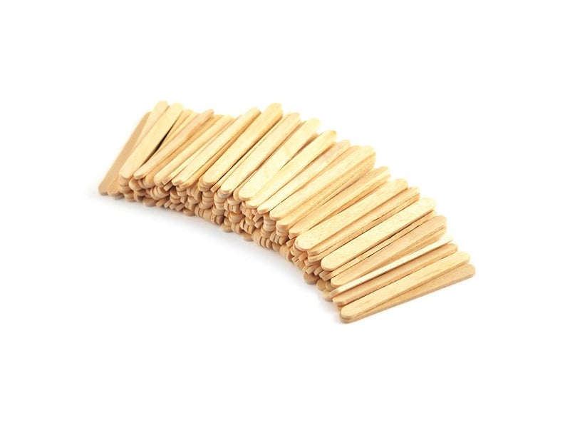 Multicraft Forever in Time Krafty Kids CW496 Craftwood Mini Craft Sticks, 2 .13in by 0.25in, Natural, 150-Piece - Image 2