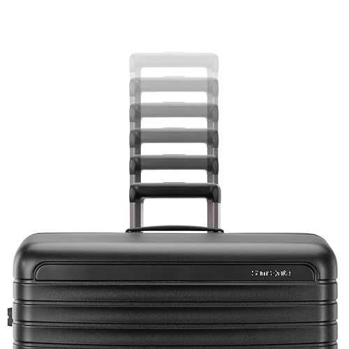 Samsonite Framelock Max 21” Carry-On Hardshell Zipperless Luggage - Highly Secure Integrated Eazylock™ Mechanism - RightHeight™ Adjustable Handle System - 360° Spinner Wheels - Airline Approved - Asphalt Black - Image 2