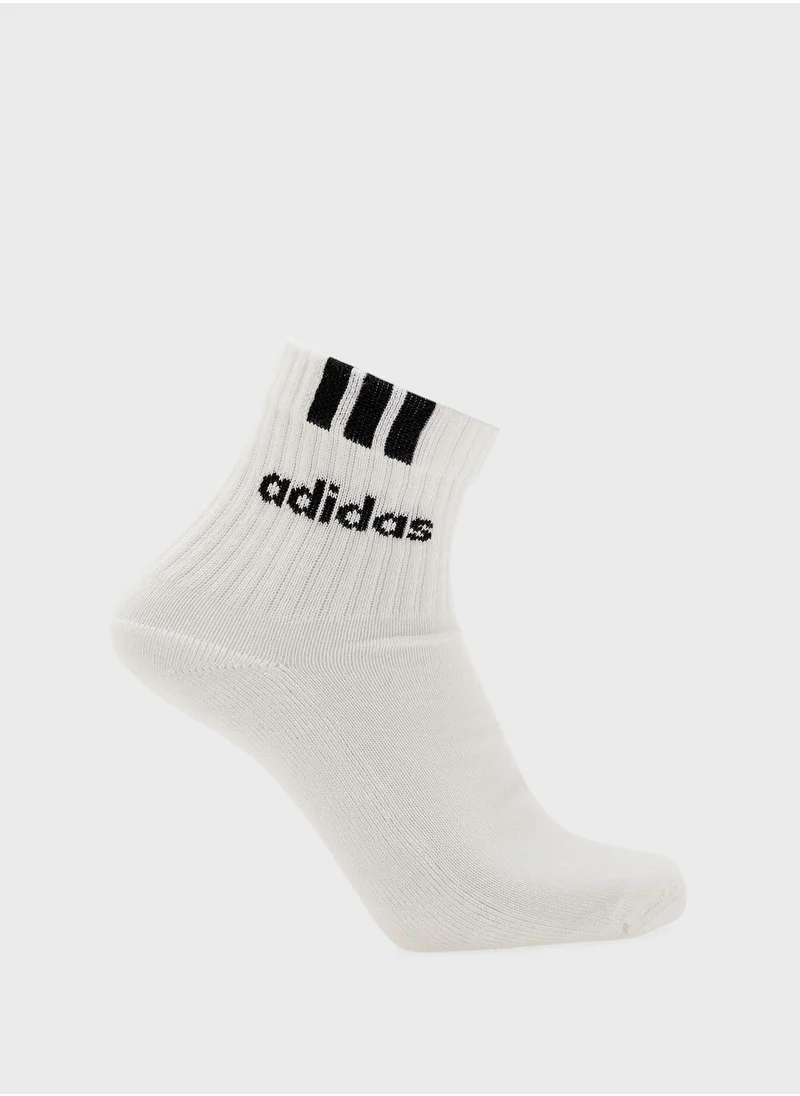 Adidas 3 Pack Linear Socks