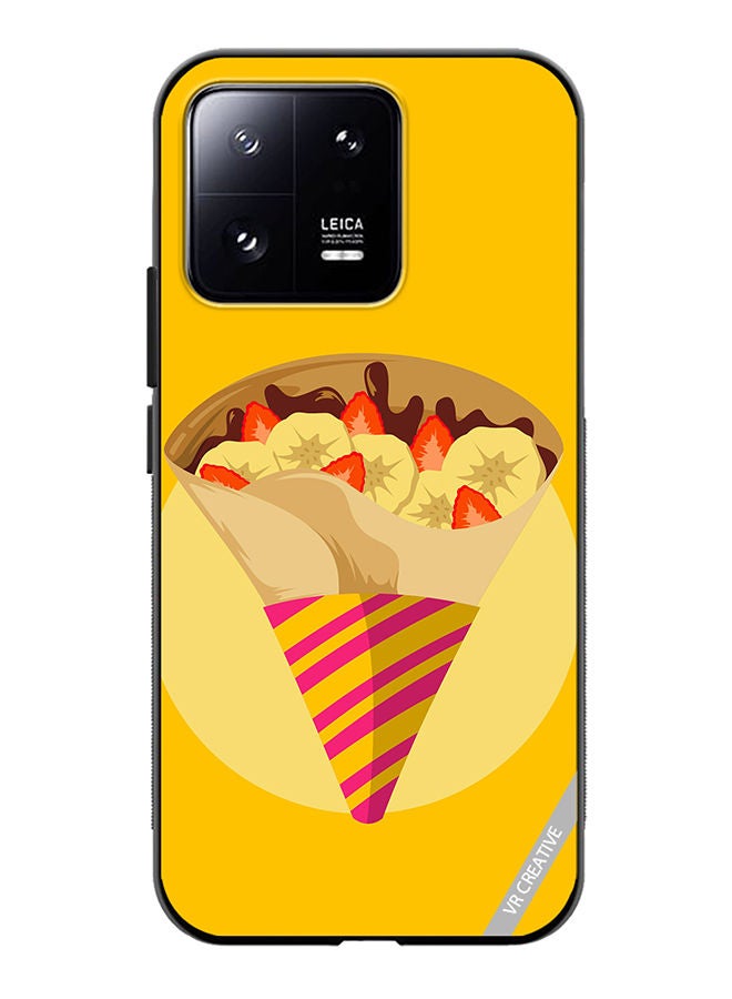 VR CREATIVE Protective Case Cover For Xiaomi 13 A Delicious Crepes With Lots Of Toppings Design Multicolour - Image 1