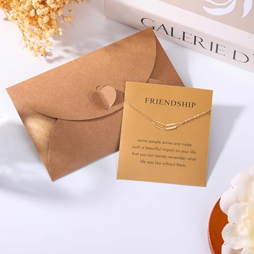 Baydurcan Friendship Necklace BFF Gifts for Best Friend Circle Knot Necklace (Friend-circle) - Image 5