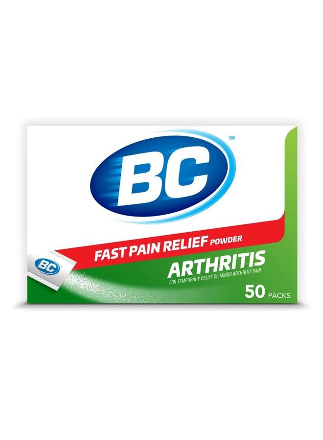 BC Pain Relief Powder, Arthritis Pain, 50 ct (Pack of 1) - Image 1