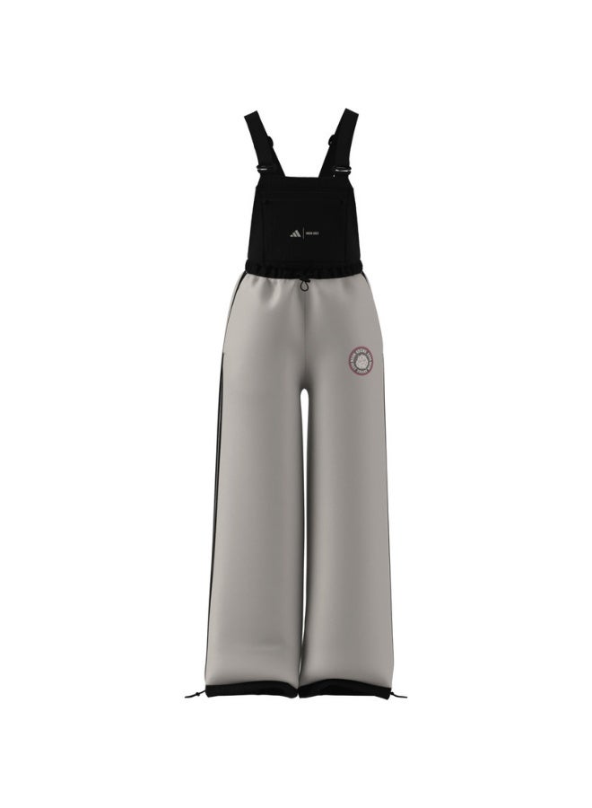 Adidas Bib Pant Beige Pants (1/1) Pants For Women - Image 2