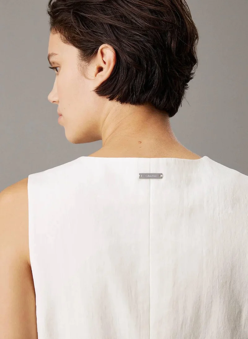 Calvin Klein Tofu Slim Waistcoat for Women | Best Price UAE