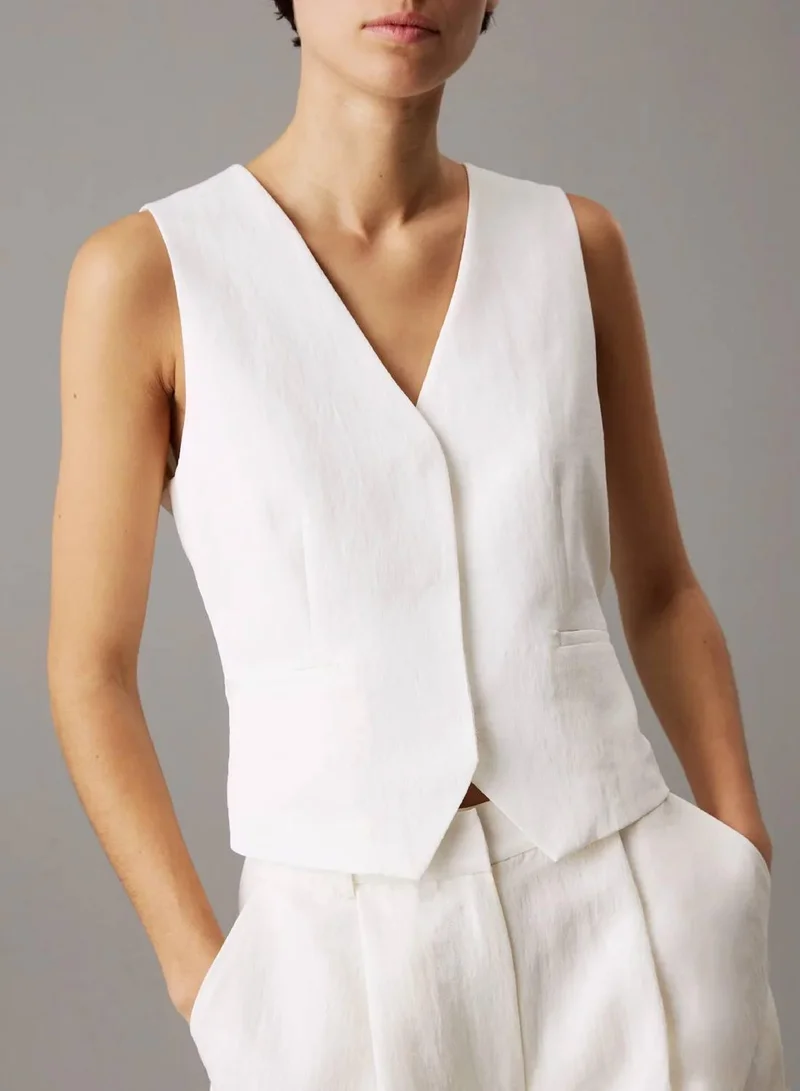 Calvin Klein Tofu Slim Waistcoat for Women | Best Price UAE