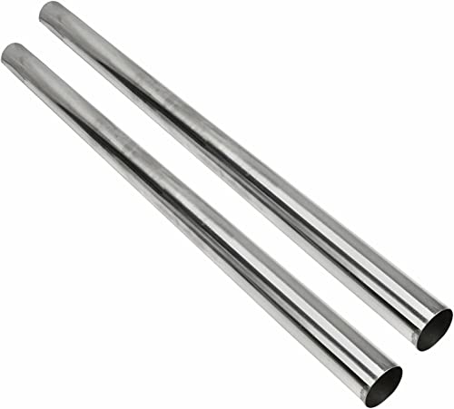 PRUNkuar 4 Inch Straight Pipe Stainless Steel T304 Tubing Piping 48 Inch Long 4 OD Tailpipe DIY Pipe 2PCS - Image 1
