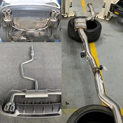 PRUNkuar 4 Inch Straight Pipe Stainless Steel T304 Tubing Piping 48 Inch Long 4 OD Tailpipe DIY Pipe 2PCS - Image 5