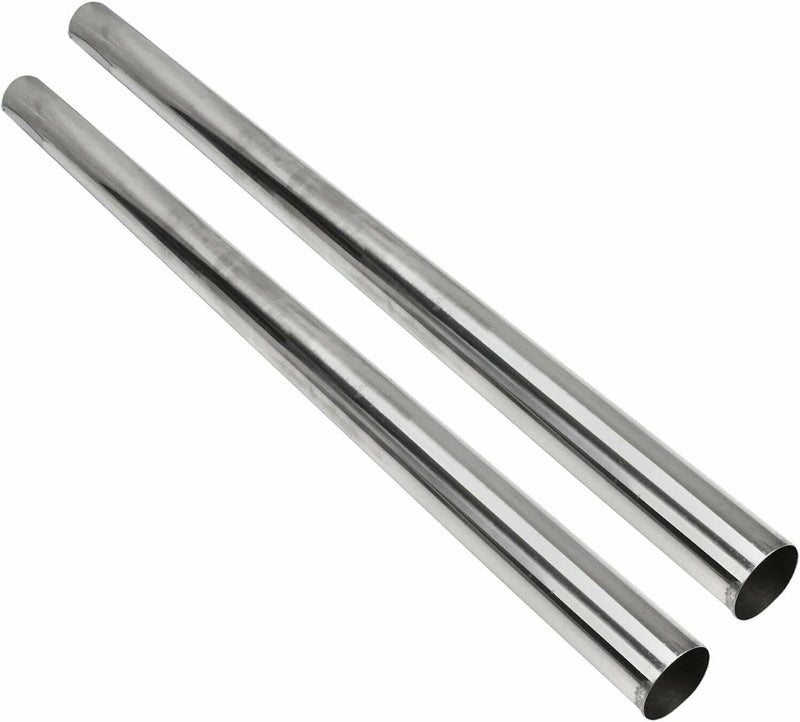 PRUNkuar 4 Inch Straight Pipe Stainless Steel T304 Tubing Piping 48 Inch Long 4 OD Tailpipe DIY Pipe 2PCS - Image 2
