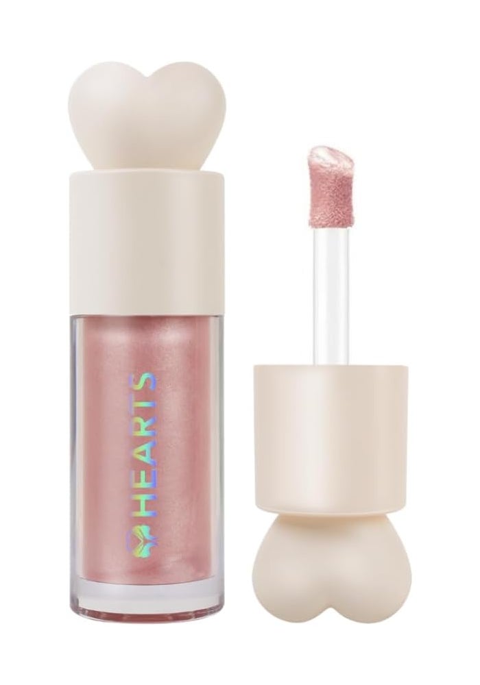 Hearts Soft Liquid Highlighter - 004 Rose Gold - Image 1