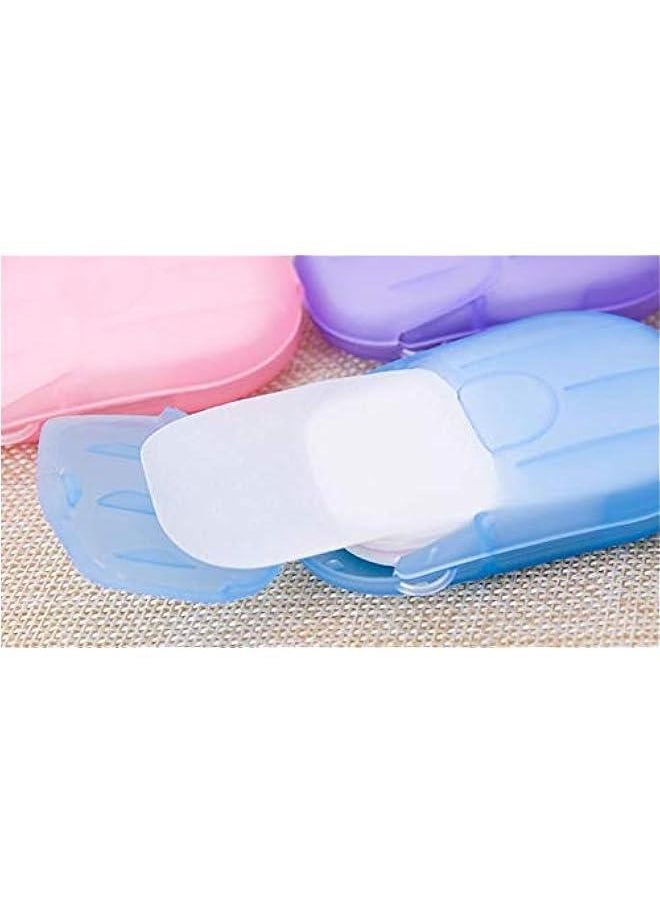 Generic 4 PCS Travel Disposable Soap Sheet Boxed Soap Paper Portable Hand Wash Sheet Small Soap Sheet Mini Soap Paper  - Image 3