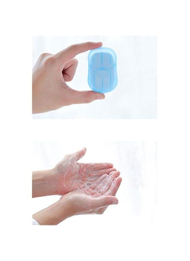 Generic 4 PCS Travel Disposable Soap Sheet Boxed Soap Paper Portable Hand Wash Sheet Small Soap Sheet Mini Soap Paper  - Image 5