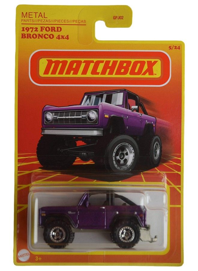 MATCHBOX 1972 Ford Bronco 4X4 Purple 5/24 - Image 1