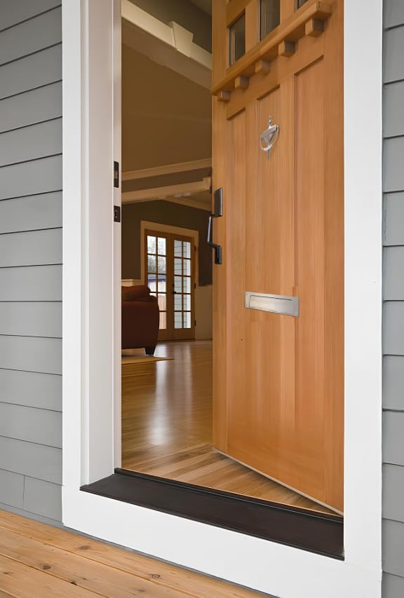QCAA Door Knocker with 180 Degree Viewer, Zinc Die-Cast Construction 5-1/2'' Height, Satin Nickel, 1 Pack - Image 3