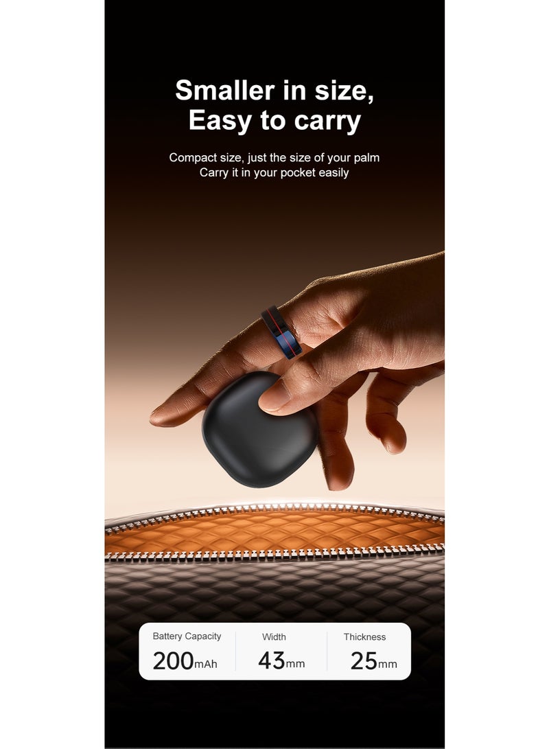 Smart Health Tracking Ring Stainless Steel 5ATM Waterproof - Image 4