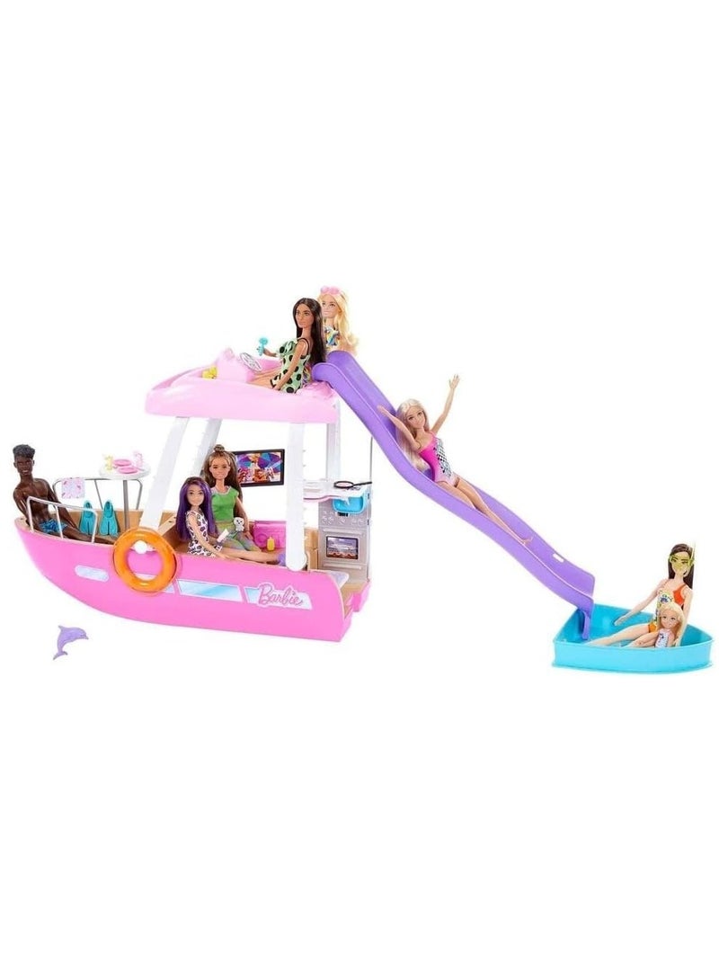 Barbie Pink Dream Boat Playset - Image 1