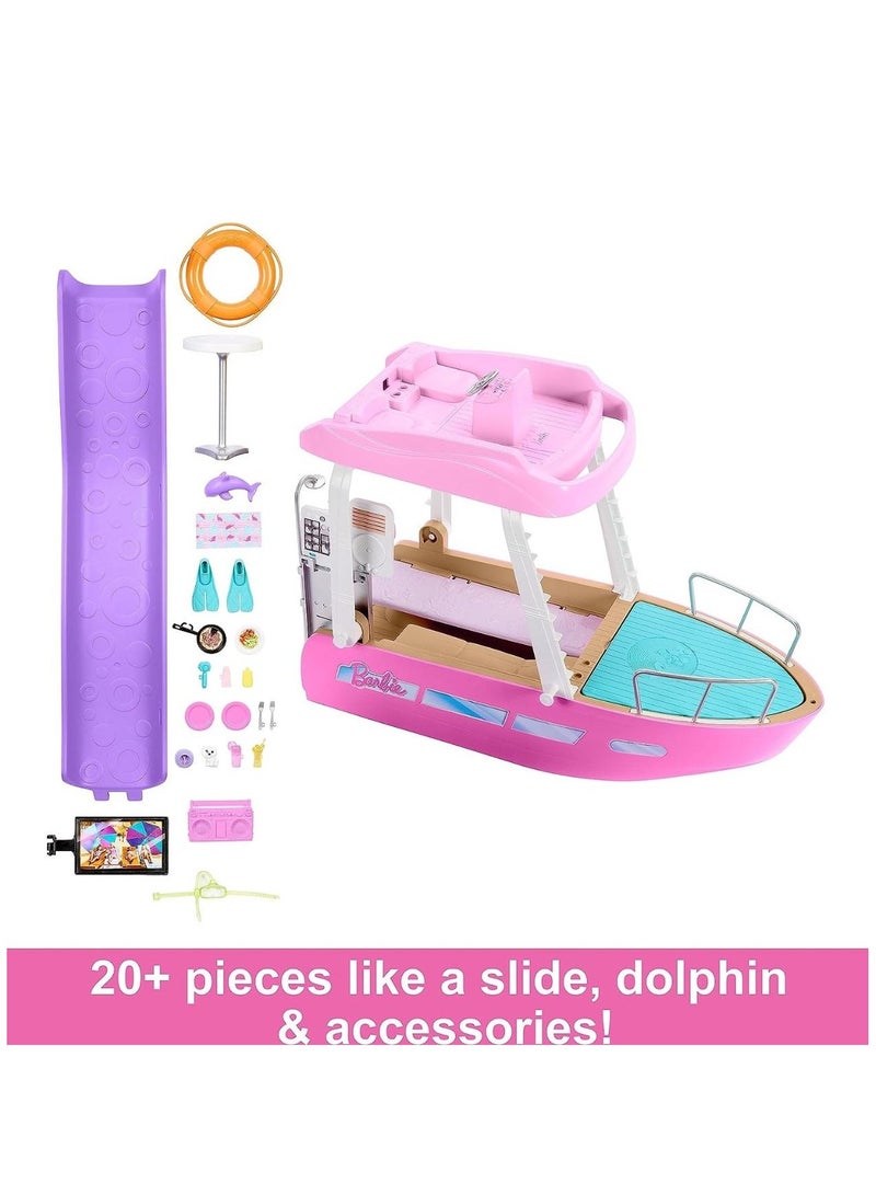 Barbie Pink Dream Boat Playset - Image 4