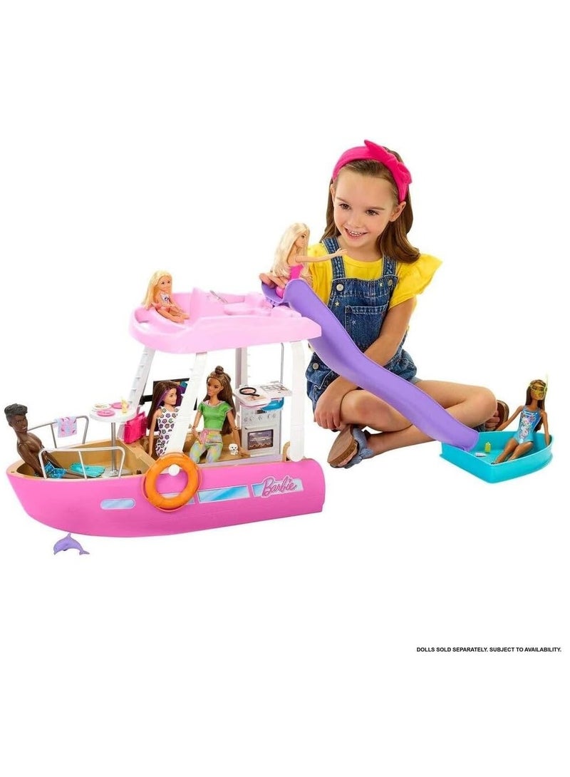 Barbie Pink Dream Boat Playset - Image 2