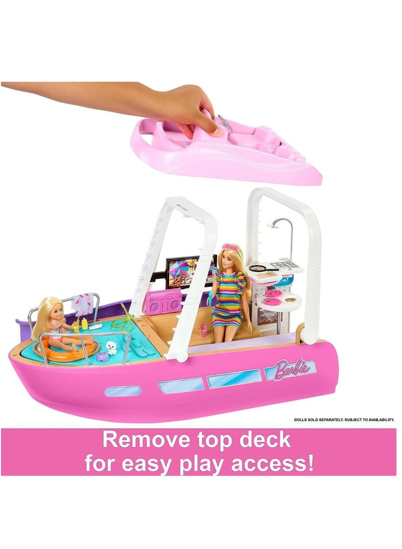 Barbie Pink Dream Boat Playset - Image 3