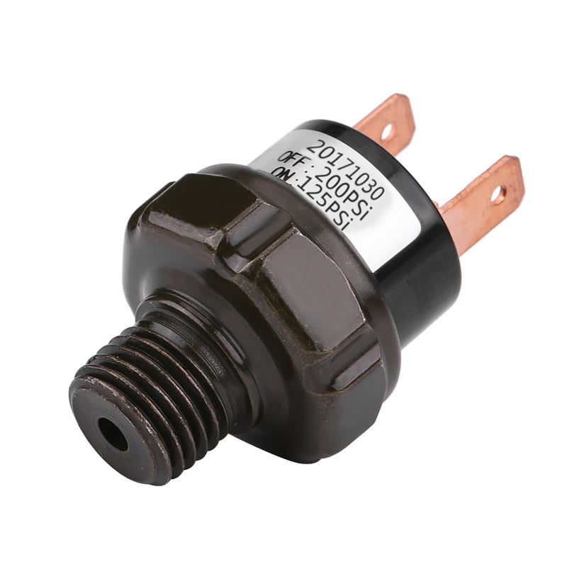 BK Air Compressor Pressure Switch 90-200 PSI High Quality Metal Housing - Easy Operation Automatic Pressure Control Switch for Air Compressor Replacement - Image 4