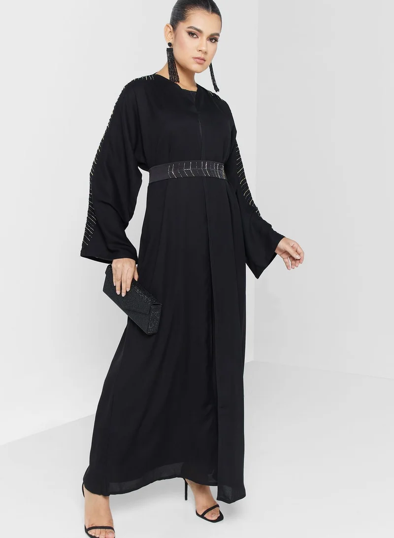 hayas closet Embellished Abaya