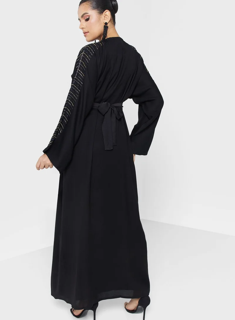 hayas closet Embellished Abaya