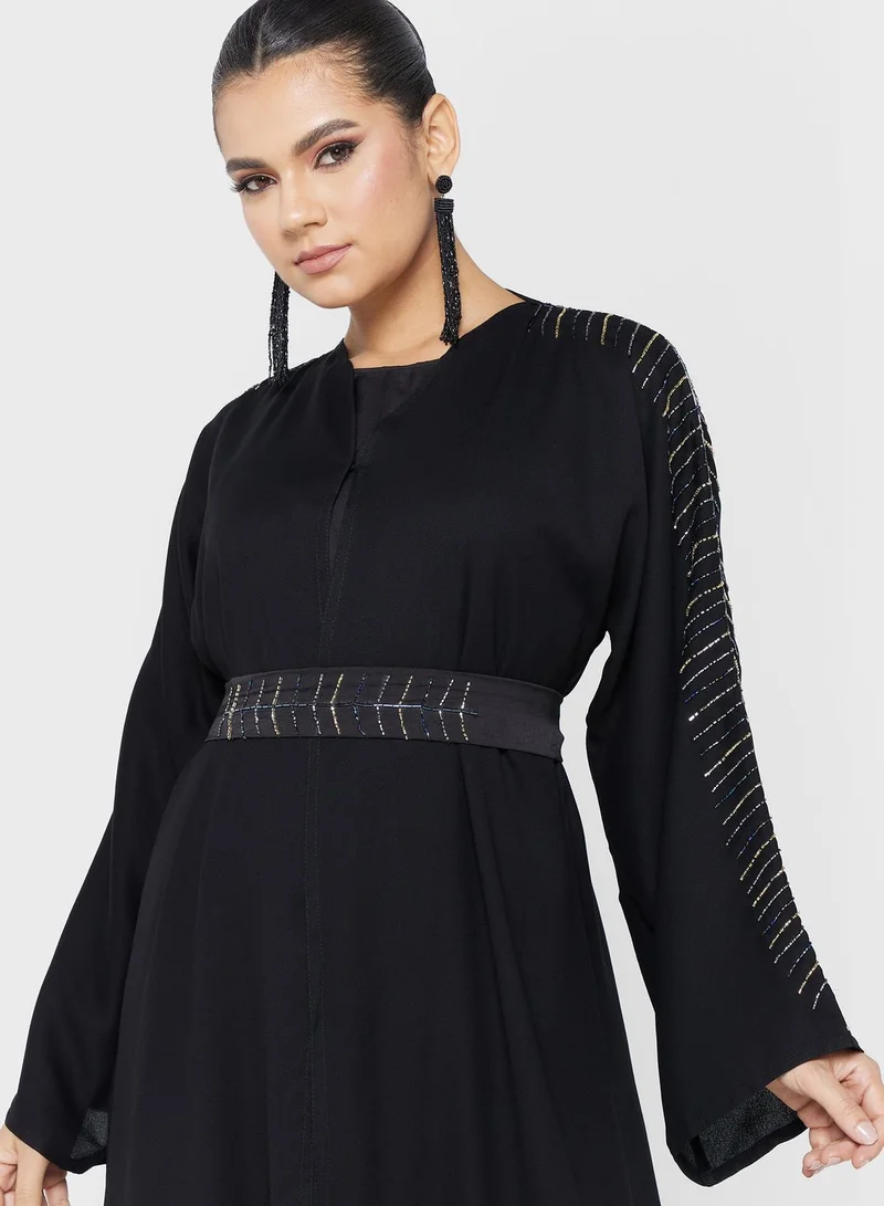 hayas closet Embellished Abaya