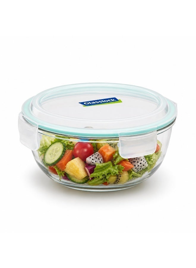 Glasslock MBCB-100 Glass Mixing Bowl 1000ml Salad Bowl Airtight BPA Free Microwave Safe - Image 1