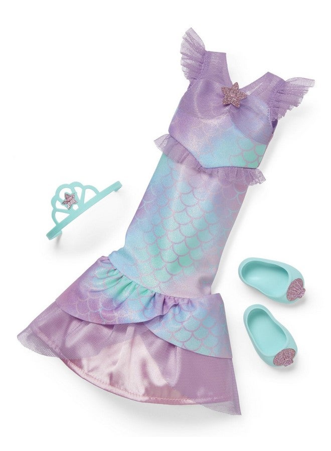 American Girl American Girl WellieWishers 14.5-inch Doll 2-in-1 Sparkly Mermaid Outfit with Headband and Ballet Flats, For Ages 4+  - Image 1