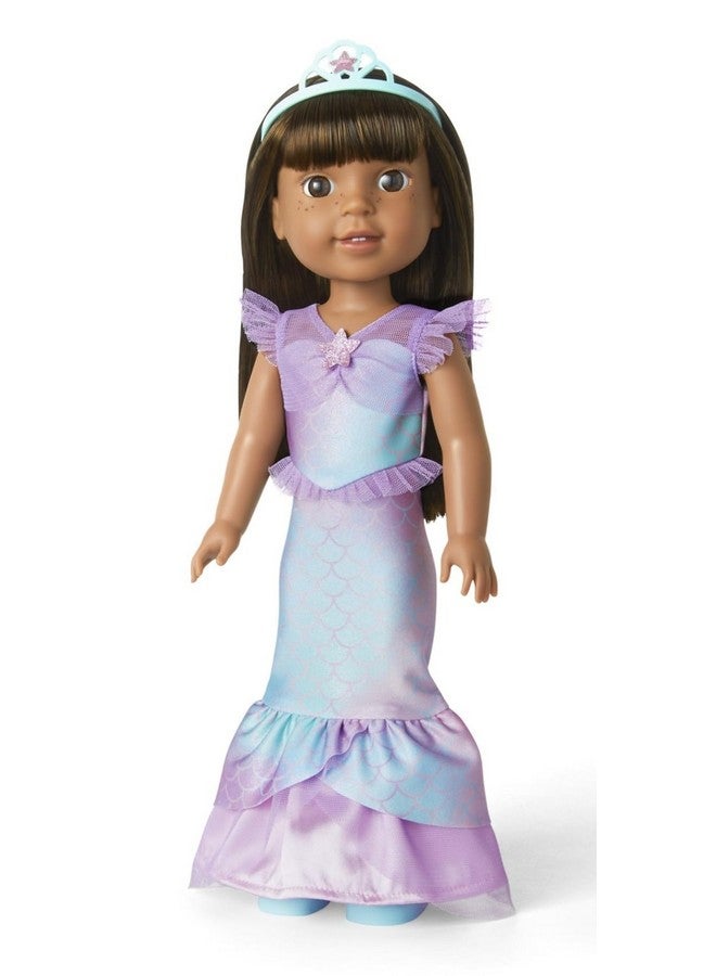 American Girl American Girl WellieWishers 14.5-inch Doll 2-in-1 Sparkly Mermaid Outfit with Headband and Ballet Flats, For Ages 4+  - Image 2